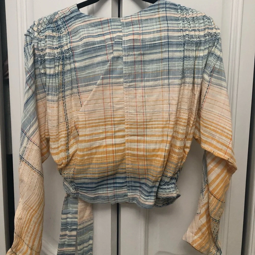 Free People wrap blouse XS - Picture 3 of 4